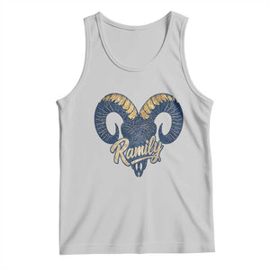 Ramily Bighorn Sheep Skull Ram Lover Vintage Tank Top TS02 Ash Print Your Wear
