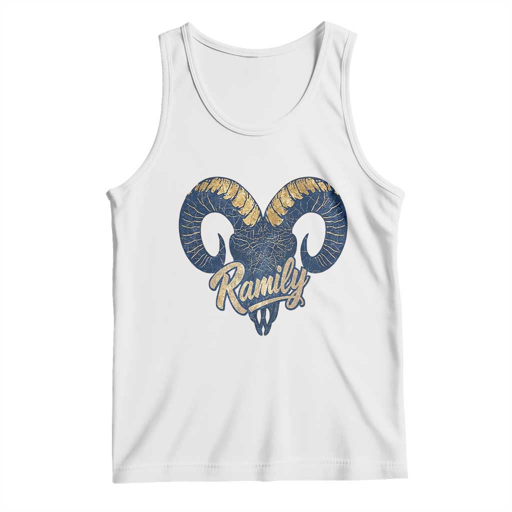 Ramily Bighorn Sheep Skull Ram Lover Vintage Tank Top TS02 White Print Your Wear