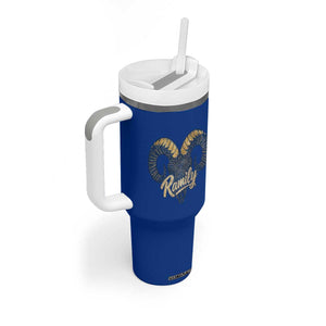 Ramily Bighorn Sheep Skull Ram Lover Vintage Tumbler With Handle TS02 Print Your Wear