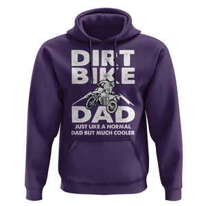 Dirt Bike Dad Hoodie Like A Normal Dad But Much Cooler Motocross TS02 Purple Print Your Wear