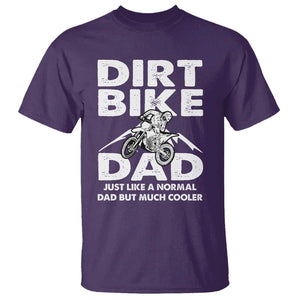 Dirt Bike Dad T Shirt Like A Normal Dad But Much Cooler Motocross TS02 Purple Print Your Wear