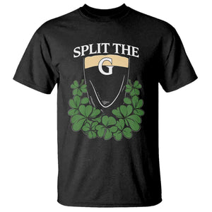 Split the G Funny Irish Stout Beer Drinking Game T Shirt St. Patrick’s Day Shamrocks Pub Crawl Crew TS02 Black Print Your Wear