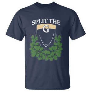 Split the G Funny Irish Stout Beer Drinking Game T Shirt St. Patrick’s Day Shamrocks Pub Crawl Crew TS02 Navy Print Your Wear
