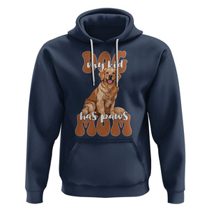 Golden Retriever Hoodie My Kid Has Paws Dog Lover TS02 Navy Printyourwear