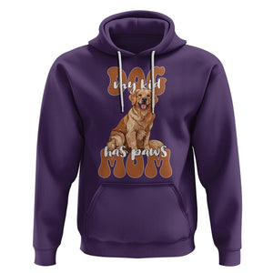 Golden Retriever Hoodie My Kid Has Paws Dog Lover TS02 Purple Printyourwear