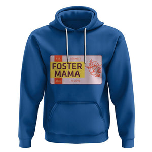 Foster Mama Hoodie Licensed To Love Est 2024 Adoptive Mom TS02 Royal Blue Printyourwear