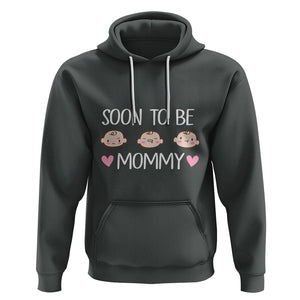 New Mom Hoodie Soon To Be Mommy TS02 Dark Heather Printyourwear