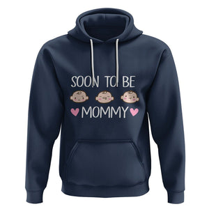 New Mom Hoodie Soon To Be Mommy TS02 Navy Printyourwear