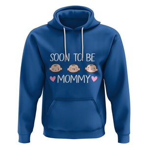 New Mom Hoodie Soon To Be Mommy TS02 Royal Blue Printyourwear