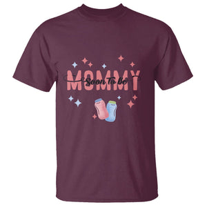 New Mom T Shirt Soon To Be Mommy TS02 Light Blue Printyourwear