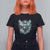 Floral Gothic Skeleton T Shirt For Women Floral Gothic Skeleton Goblincore Karma Fairy Roses Skull Floral Skeleton Angel In My Next Life I Want To Be The Karma Fairy TS02 Black Printyourwear