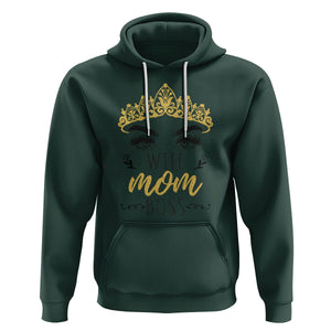 Wife Mom Boss Hoodie Women Bosses Mother's Day Gifts TS02 Dark Forest Green Printyourwear