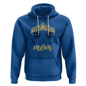 Wife Mom Boss Hoodie Women Bosses Mother's Day Gifts TS02 Royal Blue Printyourwear