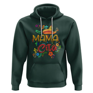 Funny Mexican Mamacita Hoodie Latina Hispanic Women TS02 Dark Forest Green Printyourwear