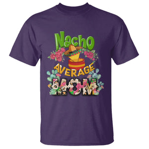 Funny Mexican Mom T Shirt Nacho Average Mom Latina Hispanic Mother TS02 Purple Printyourwear