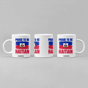 Proud To Be Haitian Coffee Mug Haiti Flag Heritage Pride TS02 Print Your Wear
