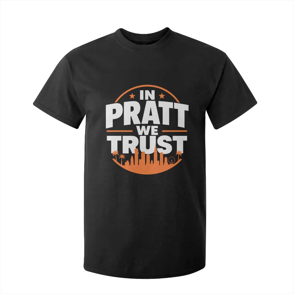 In Pratt We Trust Los Angeles Skyline Graphic T Shirt For Kid Patriotic LA City California Pride Local Leadership TS02 Black Print Your Wear