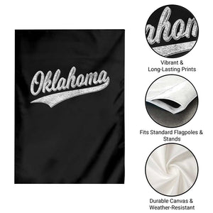 Vintage Oklahoma Throwback Distressed Garden Flag Retro Classic OK State Pride TS02 Print Your Wear