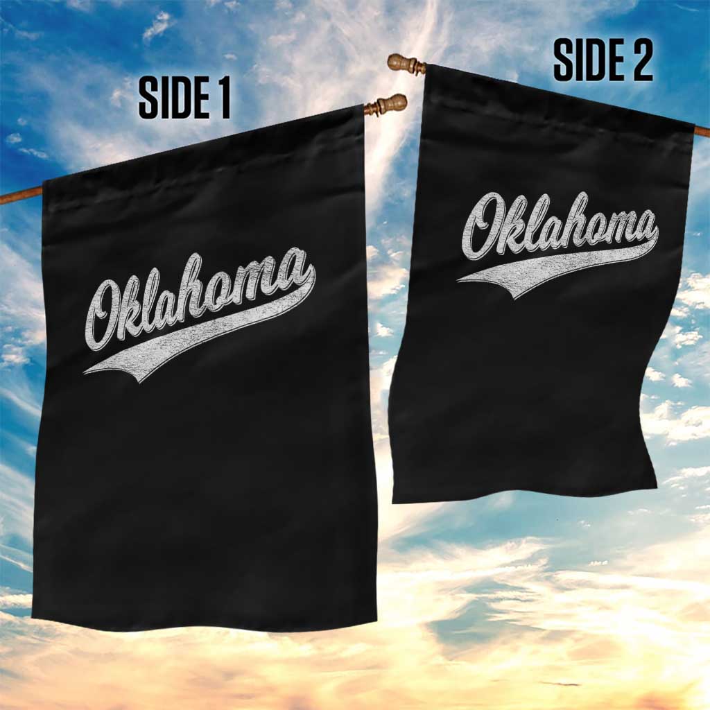 Vintage Oklahoma Throwback Distressed Garden Flag Retro Classic OK State Pride TS02 Print Your Wear