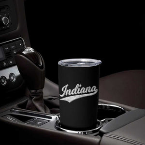 Vintage Indiana Retro Throwback Distressed Tumbler Cup Retro Classic IN State Pride TS02 Print Your Wear