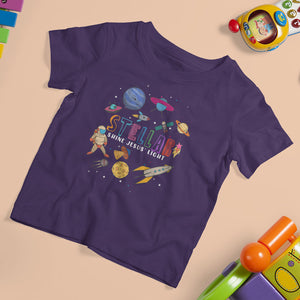 VBS Stellar T Shirt For Kid Stellar VBS Shine Jesus Light Vacation Bible School Space TS02 Printyourwear