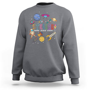 VBS Stellar Sweatshirt Stellar VBS Shine Jesus Light Vacation Bible School Space TS02 Printyourwear