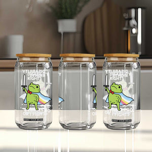 Funny Frog Disability Pride Flag Warrior Glass Can Disability Rights Or I Fights TS02 Print Your Wear