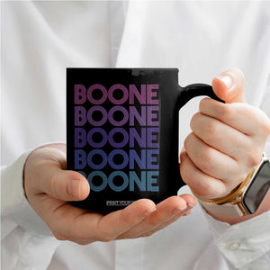 Retro Boone Name Lover Neon Gradient Typography Coffee Mug TS02 Print Your Wear