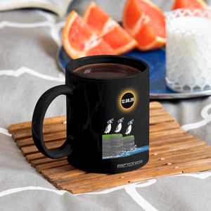 Cute Cartoon Puffins 2026 Total Solar Eclipse Coffee Mug August 12 Totality Funny Astronomy Gift TS02 Print Your Wear