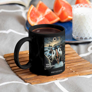 Puffin Selfie August 12 2026 Total Solar Eclipse Coffee Mug Funny Totality Photographic Astronomy Souvenir TS02 Print Your Wear