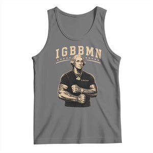 IGBBMN Buff George Washington Parody Tank Top It’s Gonna Be Bad Funny Ironic Patriotic Founding Father TS02 Black Heather Print Your Wear