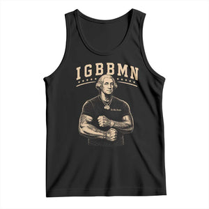 IGBBMN Buff George Washington Parody Tank Top It’s Gonna Be Bad Funny Ironic Patriotic Founding Father TS02 Black Print Your Wear