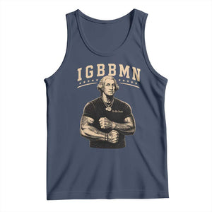 IGBBMN Buff George Washington Parody Tank Top It’s Gonna Be Bad Funny Ironic Patriotic Founding Father TS02 Navy Print Your Wear