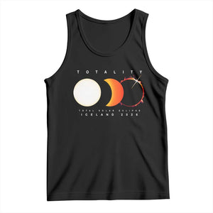 Iceland Total Solar Eclipse 2026 Totality Tank Top Travel Souvenir Astronomy Geek Gift TS02 Black Print Your Wear