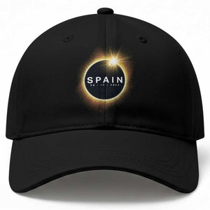 Spain Total Solar Eclipse 2026 Baseball Cap Path of Totality Astronomy Gift TS02 Print Your Wear