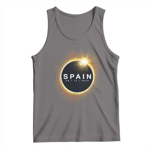 Spain Total Solar Eclipse 2026 Tank Top Path of Totality Astronomy Gift TS02 Deep Heather Print Your Wear