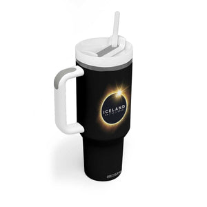 Iceland Total Solar Eclipse 2026 Tumbler With Handle Path of Totality Astronomy Gift TS02 Print Your Wear