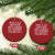 Tout Le Monde Regarde Le Sport Feminin Christmas Ornament Everyone Watches Womens Sport TS02 Circle Red Print Your Wear