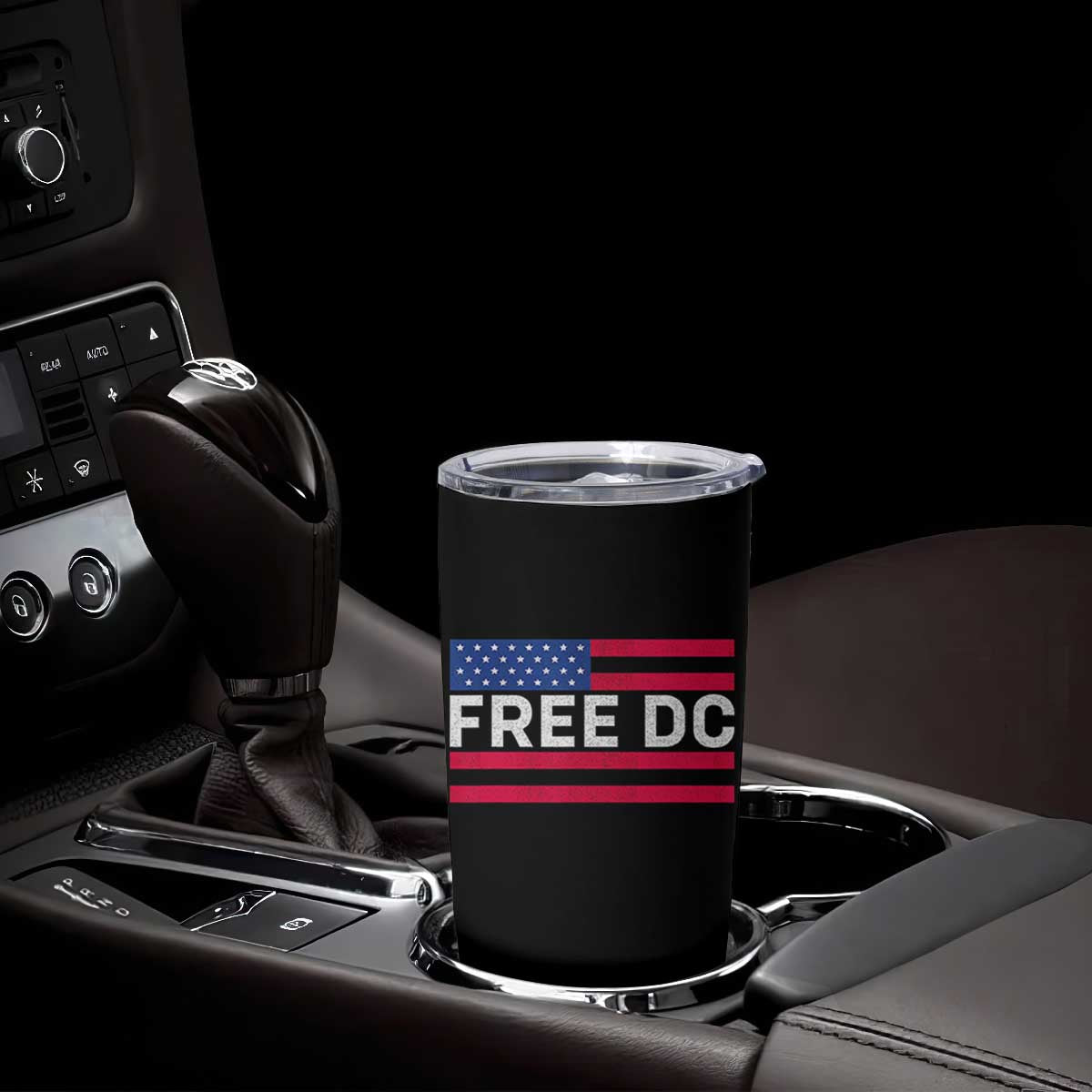 Free DC Patriotic Tumbler Cup Defend Washington D.C. Statehood American Flag TS02 Print Your Wear