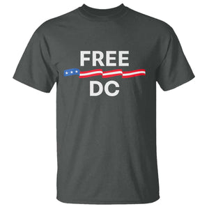 Free DC T Shirt Defend Washington D.C. Statehood Rights TS02 Dark Heather Print Your Wear