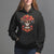 Day of the Dead Women Hoodie Dia De Los Muertos Calavera Sugar Skull Women TS02 Black Printyourwear