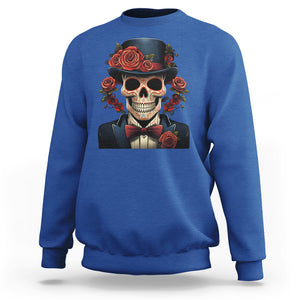 Day of the Dead Men Sweatshirt Dia De Los Muertos Calavera Sugar Skull Man Fancy Dress TS02 Printyourwear