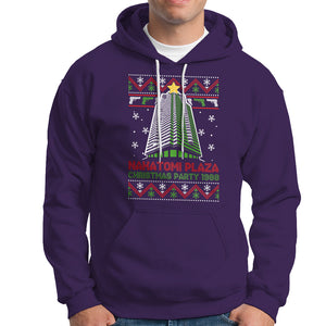 Nakatomi Plaza Hoodie Christmas Party 1988 TS02 Purple Printyourwear