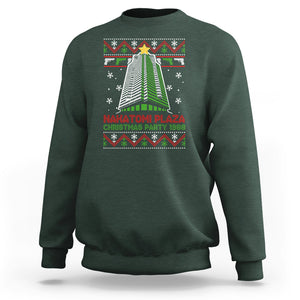 Nakatomi Plaza Sweatshirt Christmas Party 1988 TS02 Dark Forest Green Printyourwear