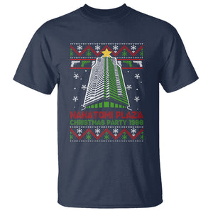 Nakatomi Plaza T Shirt Christmas Party 1988 TS02 Navy Printyourwear