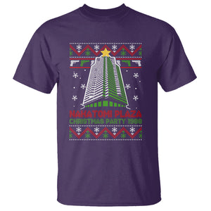 Nakatomi Plaza T Shirt Christmas Party 1988 TS02 Purple Printyourwear