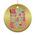 In My Holly Jolly Teacher Era Xmas Groovy Christmas Christmas Ornament TS02 Print Your Wear