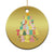 In My Holly Jolly Teacher Era Xmas Groovy Christmas Tree Christmas Ornament TS02 Print Your Wear