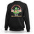 Teacher Christmas Sweatshirt Rockin' Around The Classroom Groovy Xmas Tree TS02 Black Printyourwear