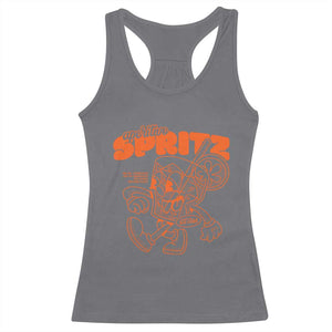 Aperitivo Spritz Racerback Tank Top Funny Italiano Aperollin' Recipe TS02 Charcoal Print Your Wear